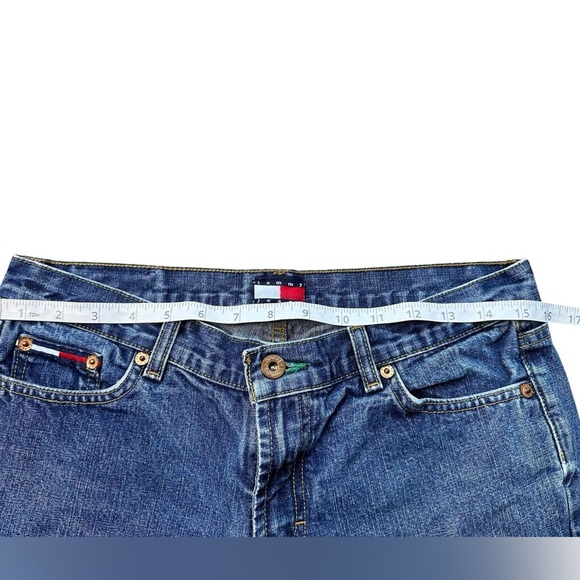 Vintage Tommy Hilfiger Jeans Y2K Straight Leg Denim Women’s 9/33 Made in Mexico - Picture 9 of 10